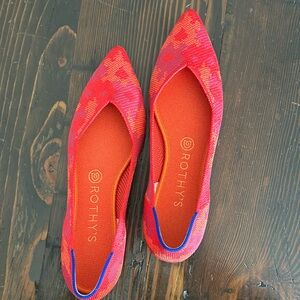 Never worn Rothy’s point shoes